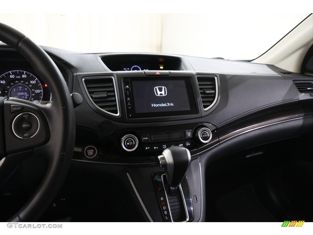 2016 Honda CR-V EX-L AWD Gray Dashboard Photo #145138311
