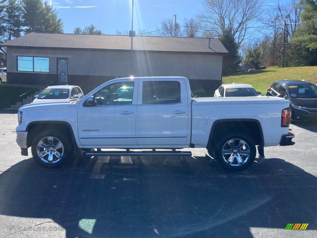 2016 Sierra 1500 SLT Crew Cab 4WD - White Frost Tricoat / Jet Black photo #1