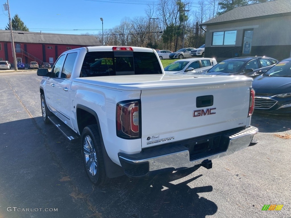2016 Sierra 1500 SLT Crew Cab 4WD - White Frost Tricoat / Jet Black photo #3