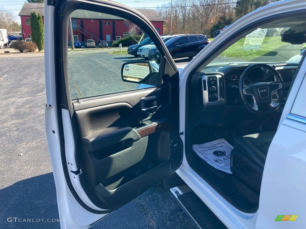 2016 Sierra 1500 SLT Crew Cab 4WD - White Frost Tricoat / Jet Black photo #9