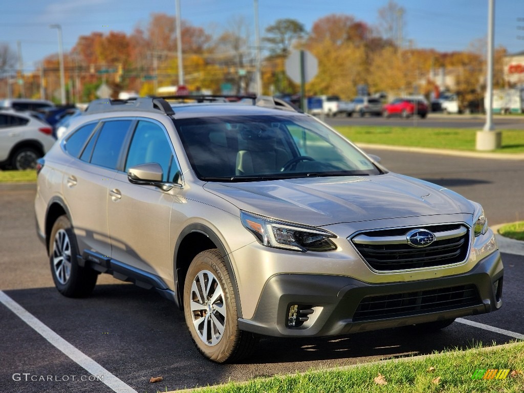 2020 Outback 2.5i Premium - Tungsten Metallic / Warm Ivory photo #4