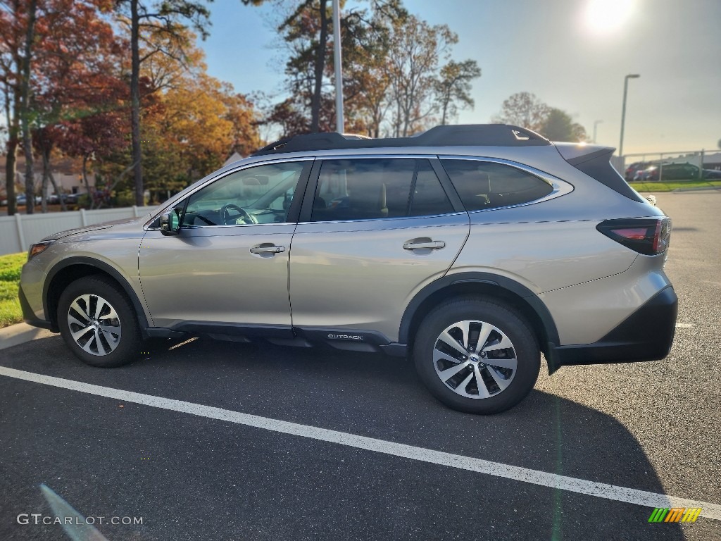 2020 Outback 2.5i Premium - Tungsten Metallic / Warm Ivory photo #9
