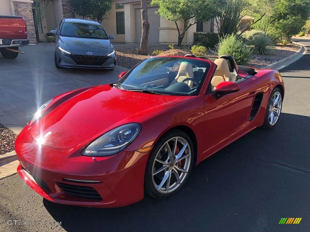 Guards Red 2017 Porsche 718 Boxster S Exterior Photo #145140564