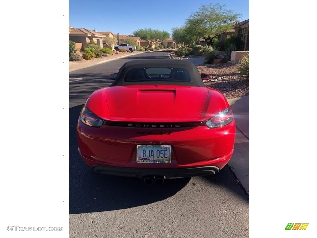 2017 718 Boxster S - Guards Red / Luxor Beige photo #3