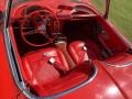 Red 1961 Chevrolet Corvette Convertible Interior Color