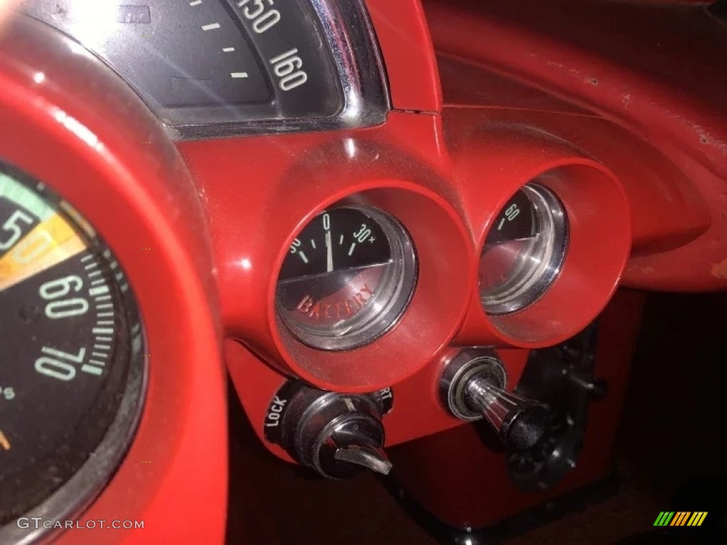 1961 Corvette Convertible - Roman Red / Red photo #21