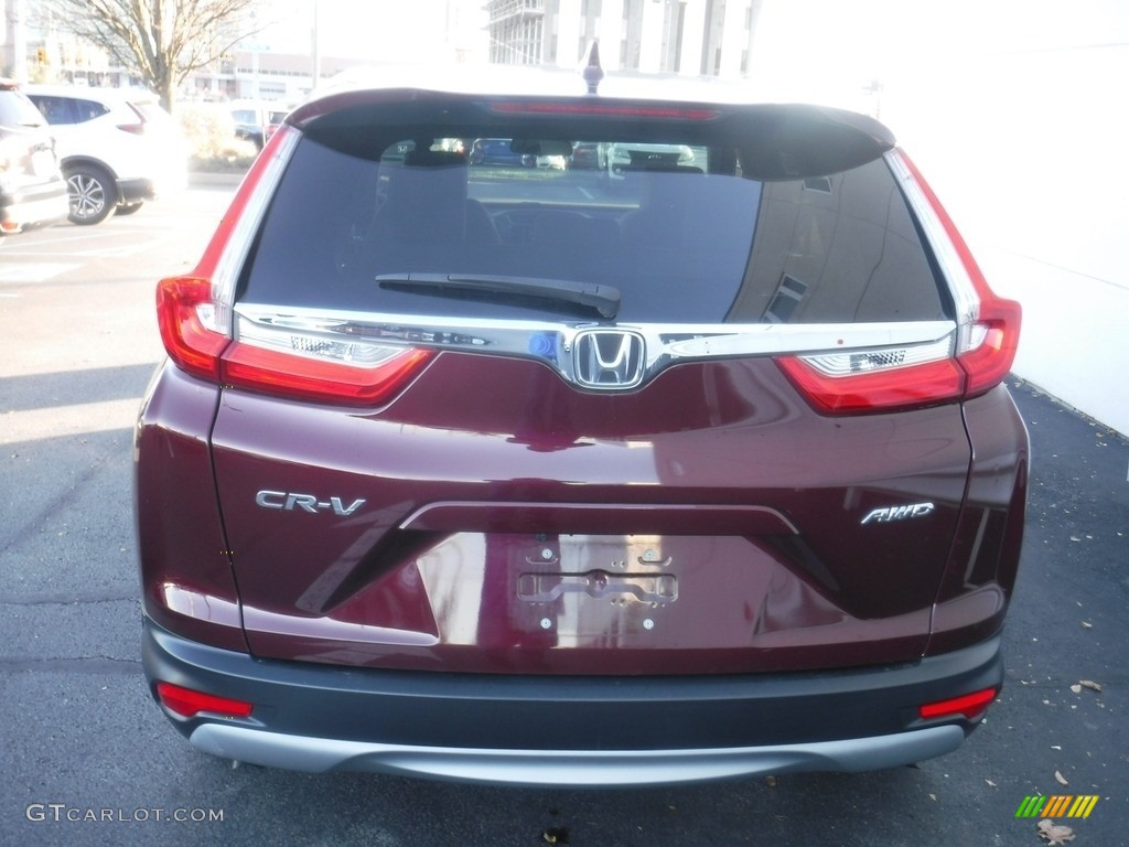 2019 CR-V EX AWD - Basque Red Pearl II / Gray photo #9
