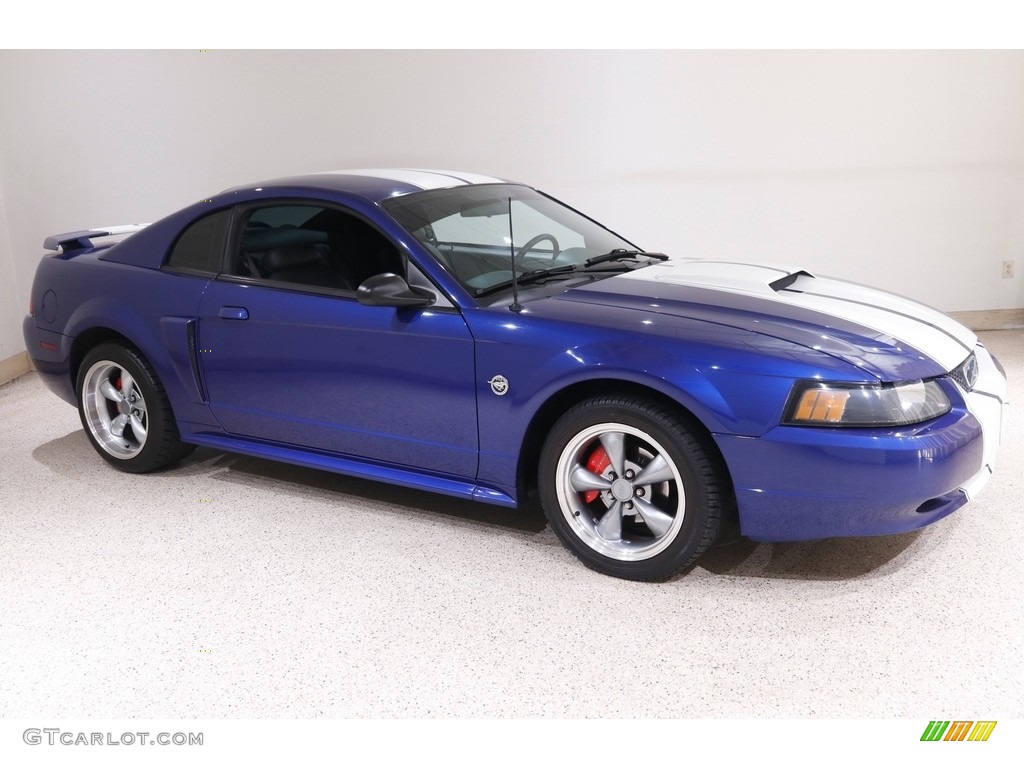 2004 Mustang GT Coupe - Sonic Blue Metallic / Dark Charcoal photo #1