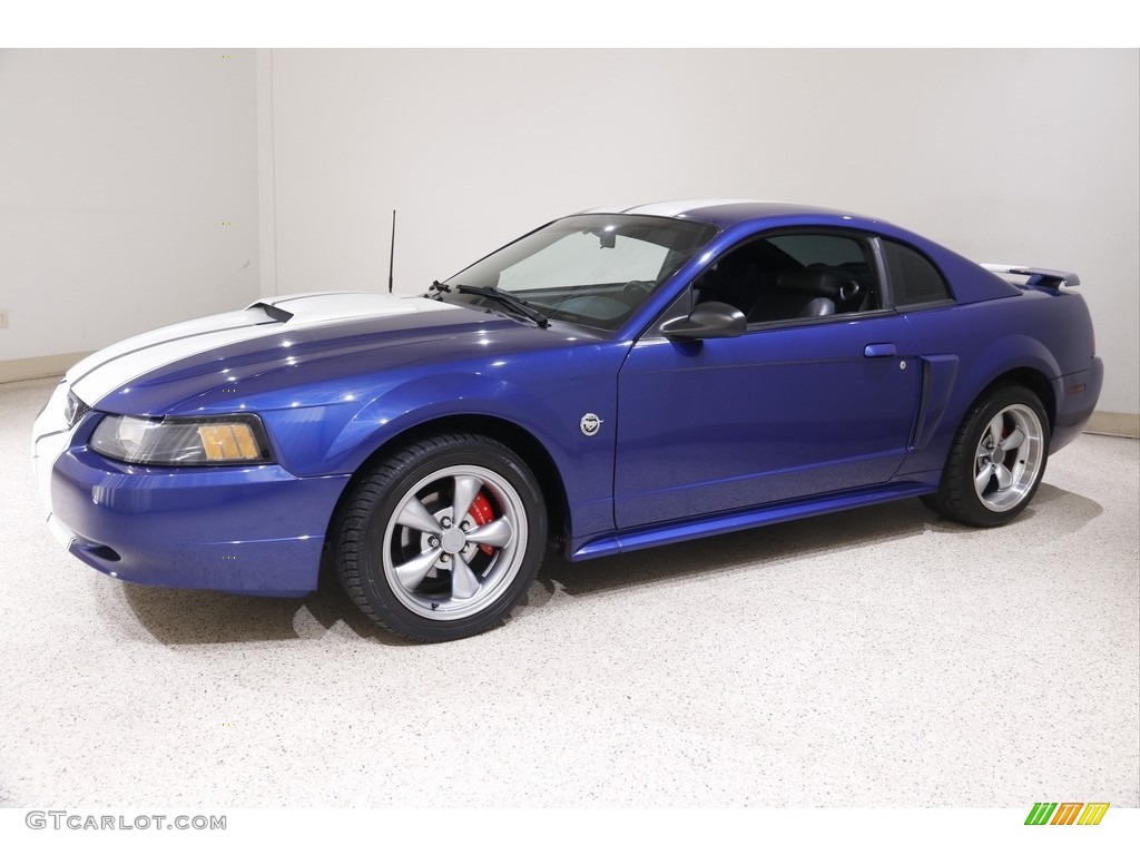 2004 Mustang GT Coupe - Sonic Blue Metallic / Dark Charcoal photo #3