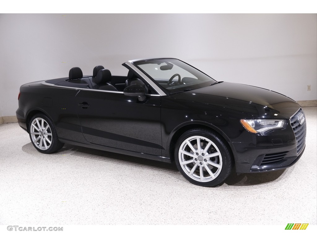 2015 A3 2.0 Premium Plus quattro Cabriolet - Brilliant Black / Black photo #1