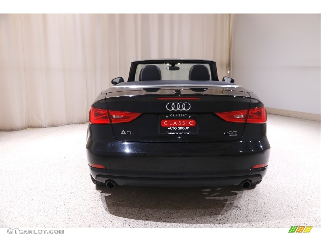 2015 A3 2.0 Premium Plus quattro Cabriolet - Brilliant Black / Black photo #20