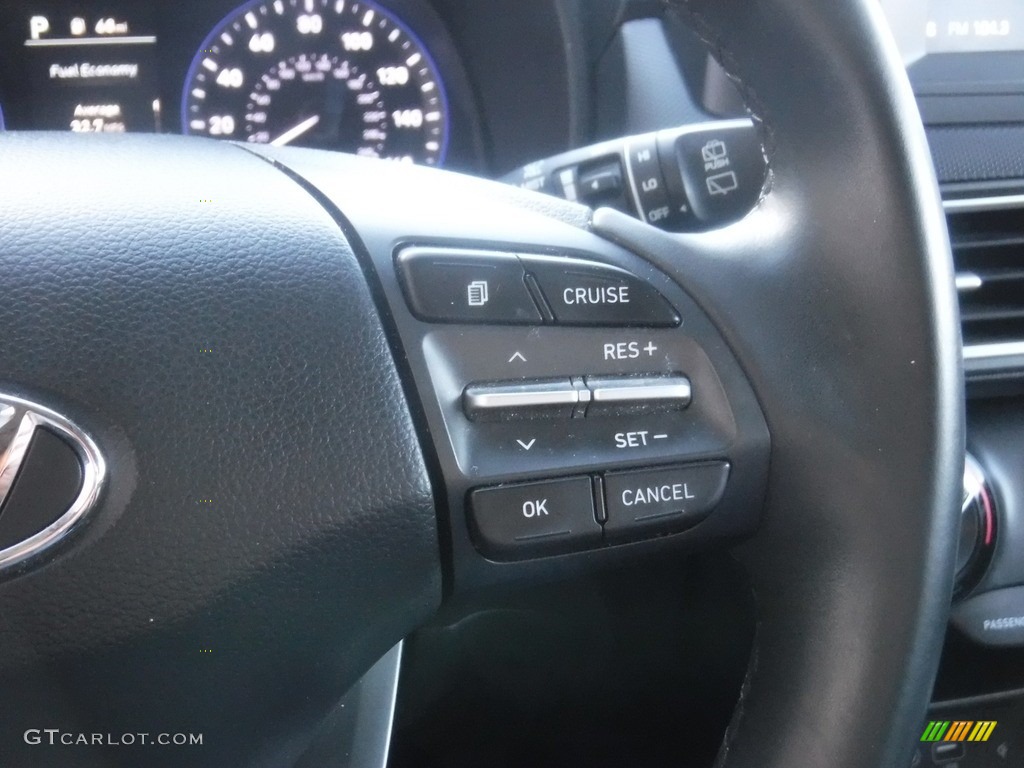 2021 Kona SEL AWD - Sonic Silver / Black photo #25