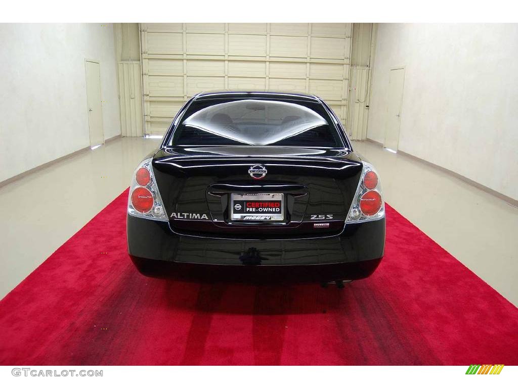2006 Altima 2.5 S Special Edition - Super Black / Frost photo #6