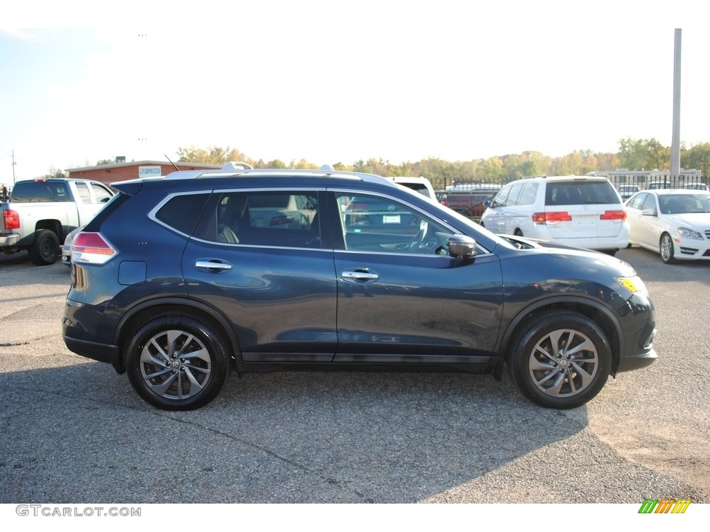 2016 Rogue SL - Arctic Blue Metallic / Charcoal photo #6