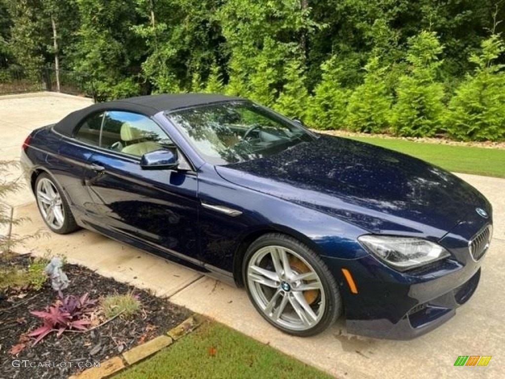 2014 6 Series 650i Convertible - BMW Individual Tanzanite Blue Metallic / BMW Individual Champagne photo #6