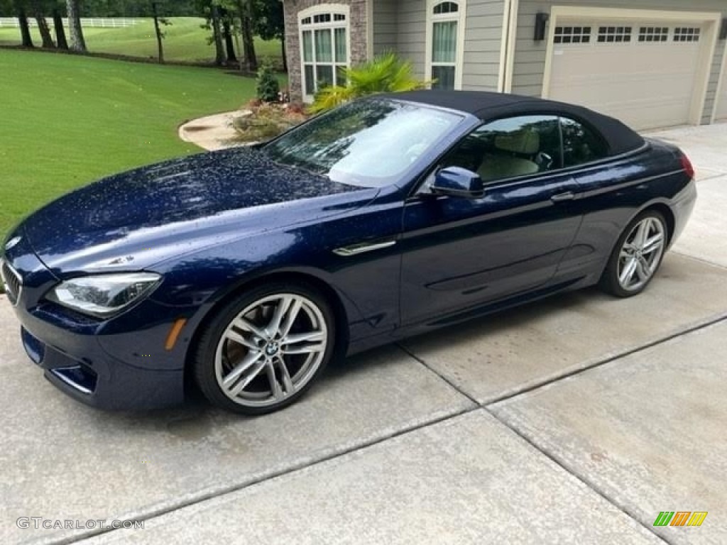 2014 6 Series 650i Convertible - BMW Individual Tanzanite Blue Metallic / BMW Individual Champagne photo #7