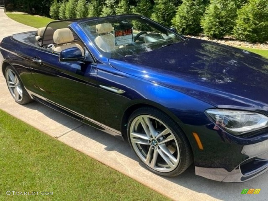 2014 6 Series 650i Convertible - BMW Individual Tanzanite Blue Metallic / BMW Individual Champagne photo #23