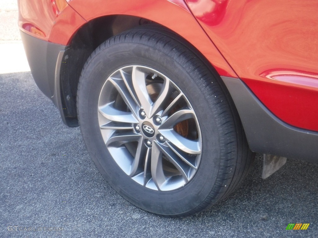 2015 Tucson GLS AWD - Garnet Red / Beige photo #3