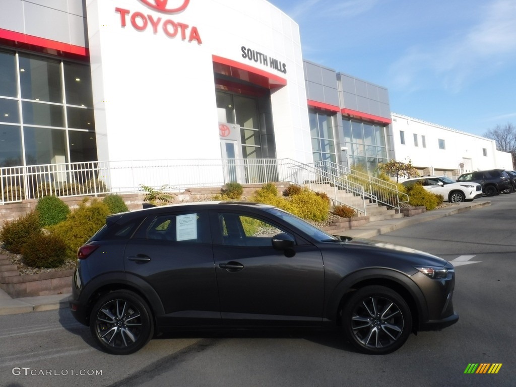 2018 CX-3 Touring AWD - Machine Gray Metallic / Black photo #2