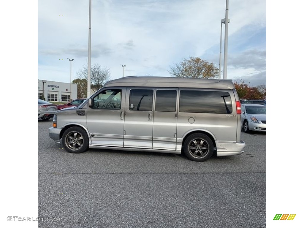 Graystone Metallic 2008 Chevrolet Express 1500 Passenger Conversion Van Exterior Photo #145150282