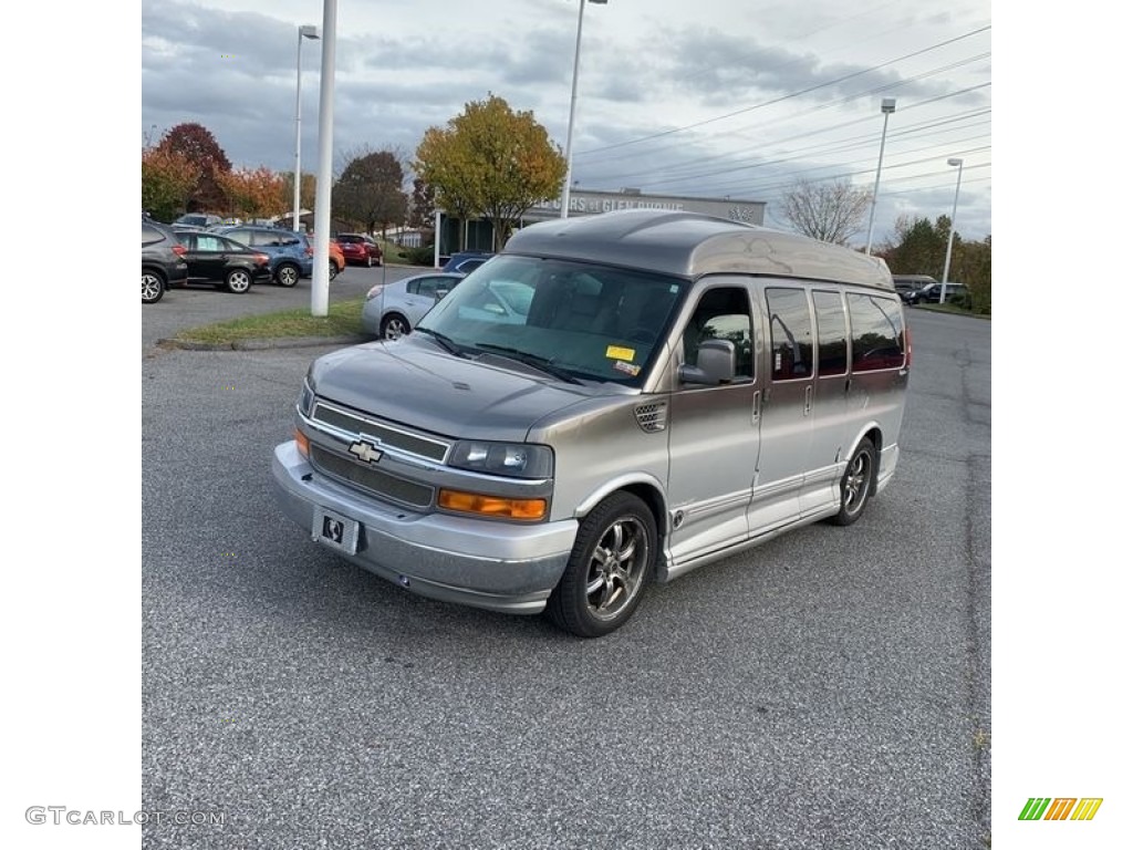 Graystone Metallic 2008 Chevrolet Express 1500 Passenger Conversion Van Exterior Photo #145150306