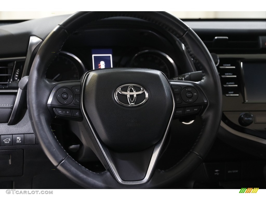 2019 Camry SE - Blue Streak Metallic / Black photo #7