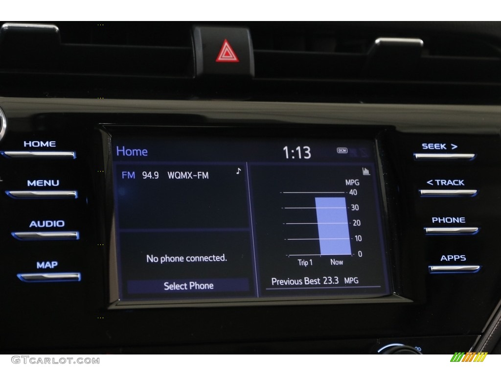 2019 Camry SE - Blue Streak Metallic / Black photo #10