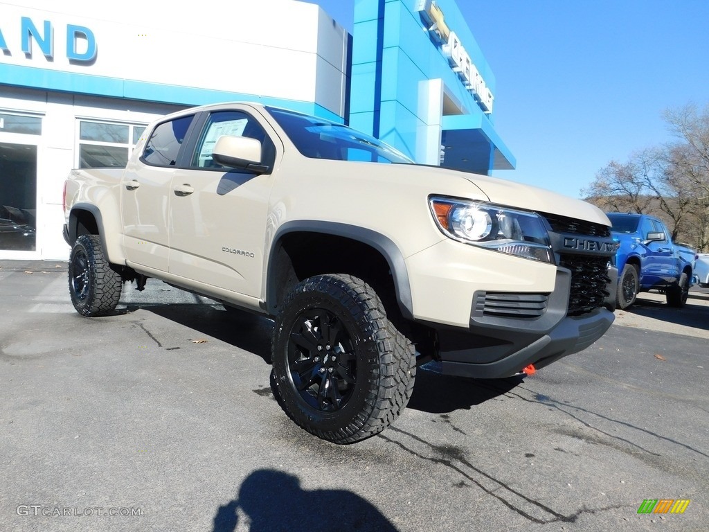 2022 Colorado ZR2 Crew Cab 4x4 - Sand Dune Metallic / Jet Black photo #2