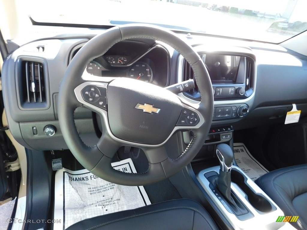 2022 Chevrolet Colorado ZR2 Crew Cab 4x4 Jet Black Steering Wheel Photo #145150981