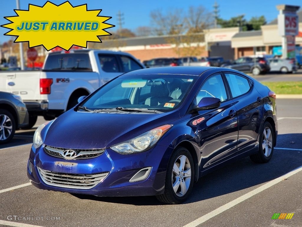 2013 Elantra GLS - Indigo Night / Gray photo #1
