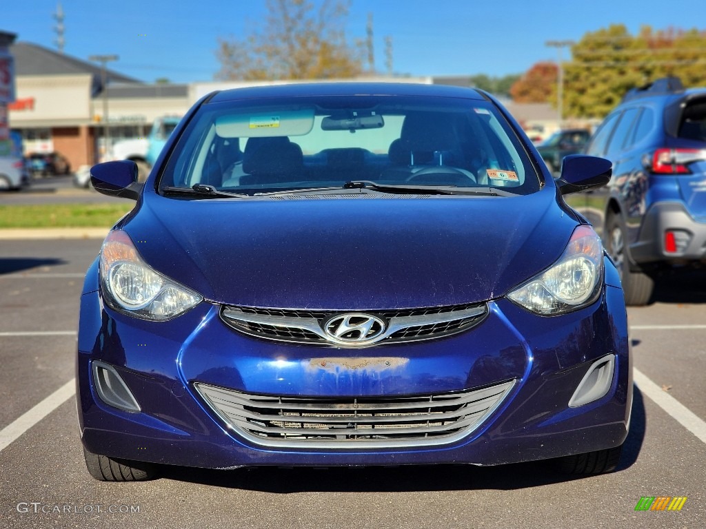 2013 Elantra GLS - Indigo Night / Gray photo #3