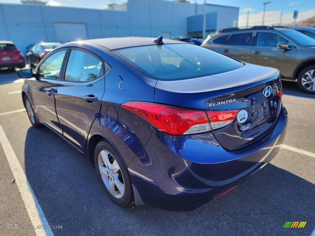 2013 Elantra GLS - Indigo Night / Gray photo #9