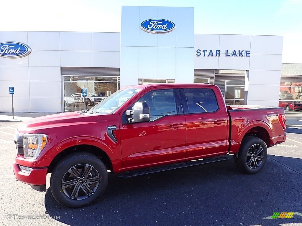 2022 Rapid Red Metallic Tinted Ford F150 XLT SuperCrew 4x4 #145151369 ...