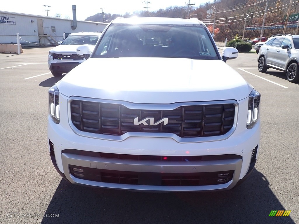 2023 Telluride SX AWD - Glacial White Pearl / Navy photo #3