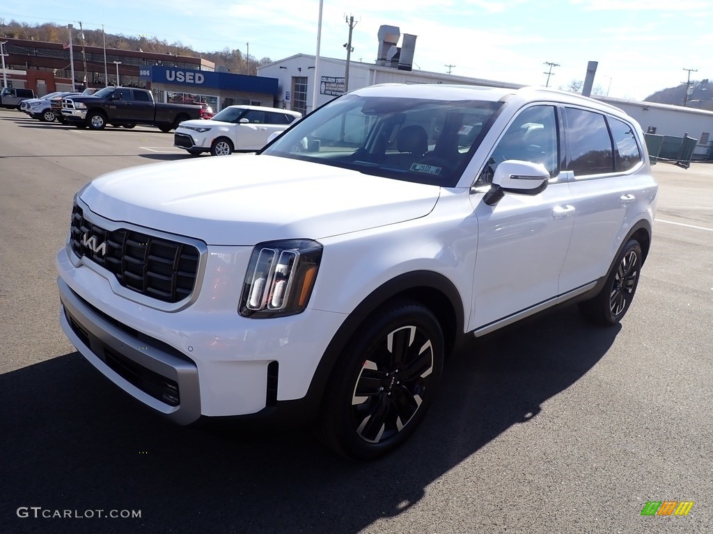 2023 Telluride SX AWD - Glacial White Pearl / Navy photo #4