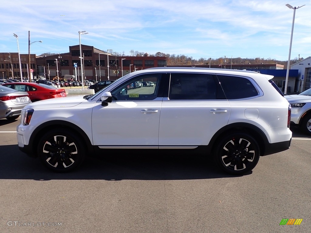 2023 Telluride SX AWD - Glacial White Pearl / Navy photo #5