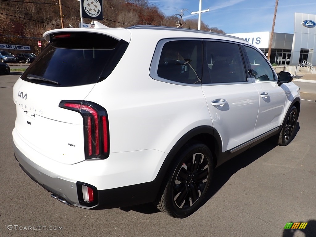 2023 Telluride SX AWD - Glacial White Pearl / Navy photo #8