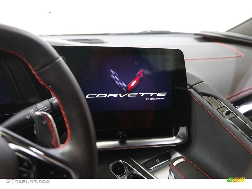 2023 Corvette Stingray Coupe - Arctic White / Adrenaline Red photo #10