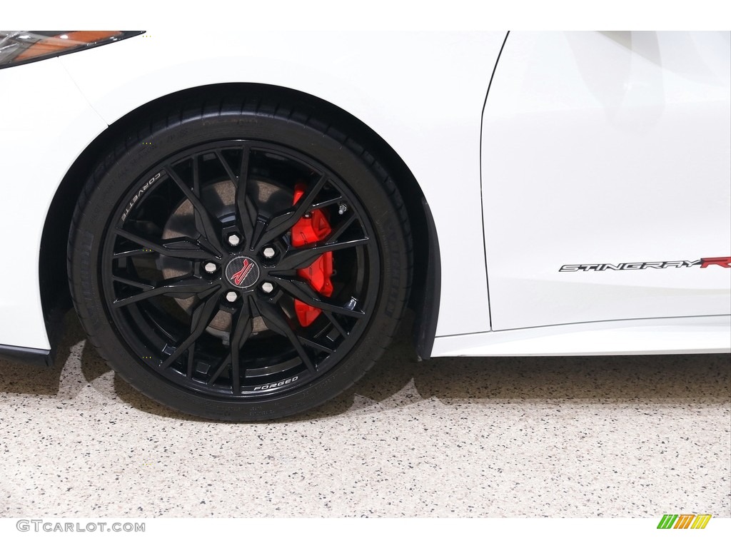 2023 Corvette Stingray Coupe - Arctic White / Adrenaline Red photo #26