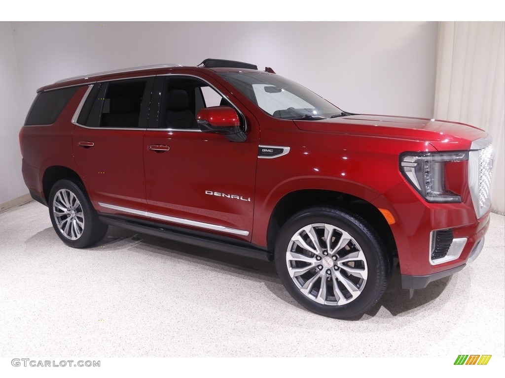 2021 Yukon Denali 4WD - Cayenne Red Tintcoat / Jet Black photo #1