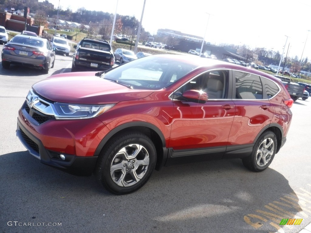 2017 CR-V EX-L AWD - Molten Lava Pearl / Ivory photo #6