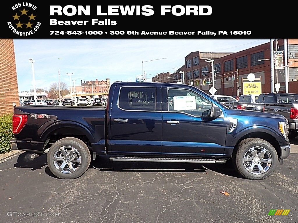 2022 Antimatter Blue Metallic Ford F150 XLT SuperCrew 4x4 145151292 Car Color