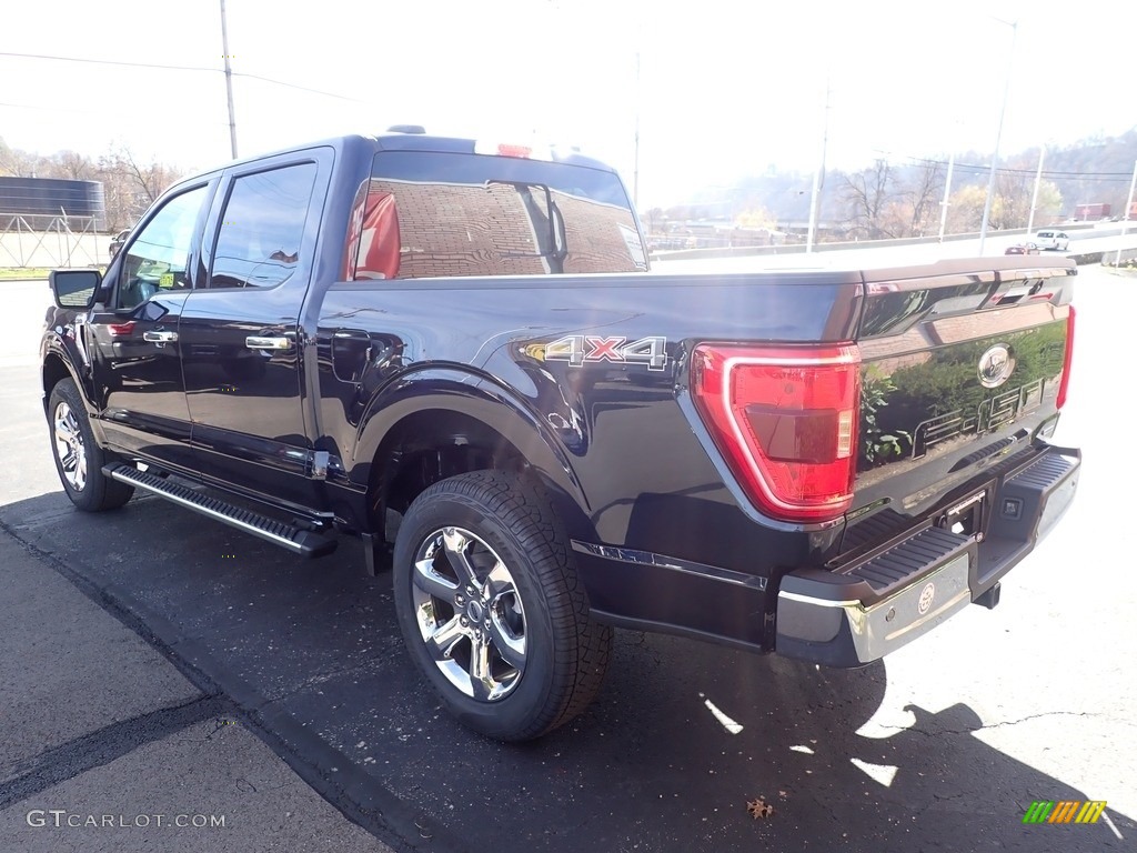 2022 F150 XLT SuperCrew 4x4 - Antimatter Blue Metallic / Medium Dark Slate photo #6