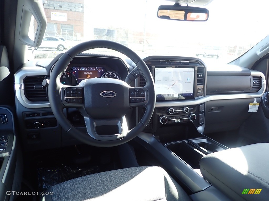 2022 F150 XLT SuperCrew 4x4 - Antimatter Blue Metallic / Medium Dark Slate photo #14