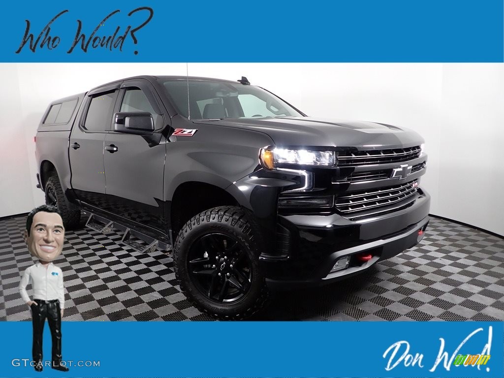 2021 Silverado 1500 LT Trail Boss Crew Cab 4x4 - Black / Jet Black photo #1