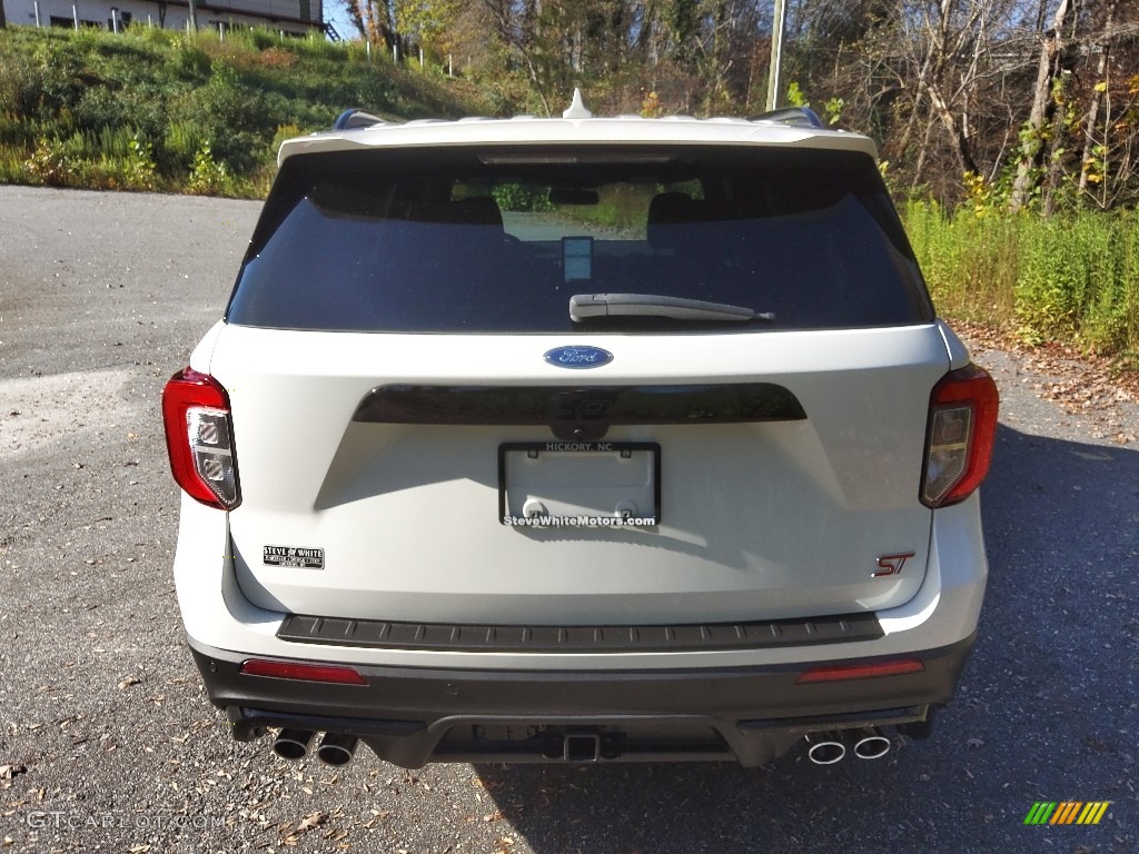 2020 Explorer ST 4WD - Star White Metallic Tri-Coat / Ebony photo #7