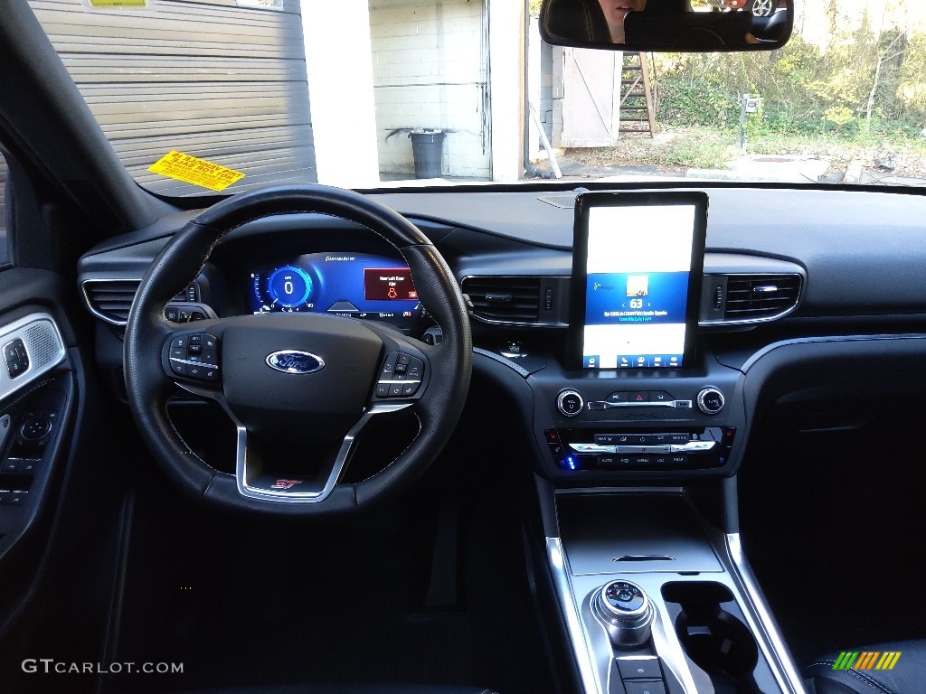 2020 Explorer ST 4WD - Star White Metallic Tri-Coat / Ebony photo #18