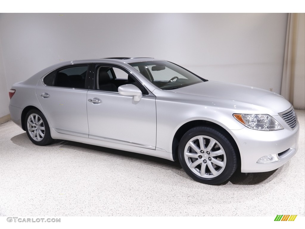 2009 LS 460 L AWD - Mercury Silver Metallic / Black photo #1
