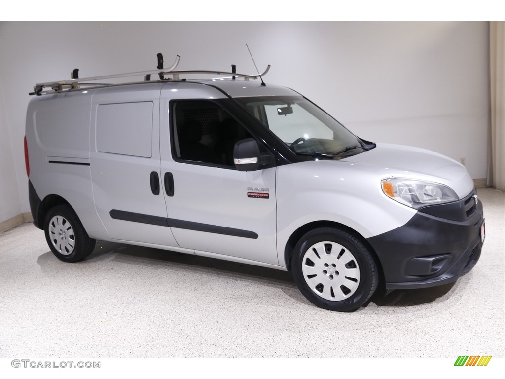 Silver Metallic 2016 Ram ProMaster City Tradesman Cargo Van Exterior Photo #145156126