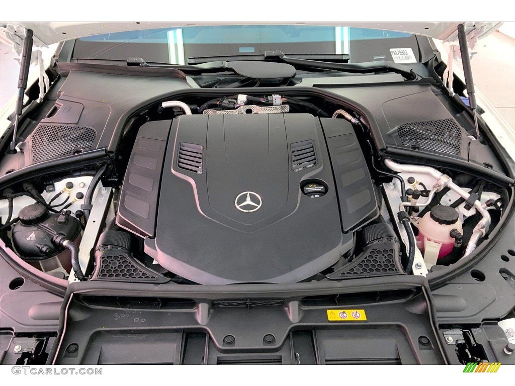 2023 Mercedes-Benz S 580 4Matic Sedan 4.0 Liter DI biturbo DOHC 32-Valve VVT V8 Engine Photo #145157044
